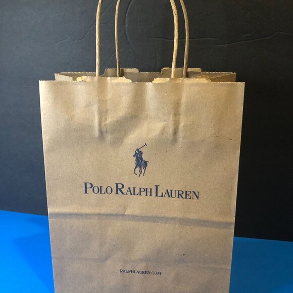 Women's Ralph Lauren Tan Brown Large Andie Leather Drawstring Shoulder Gift Bag - Picture 13 of 13